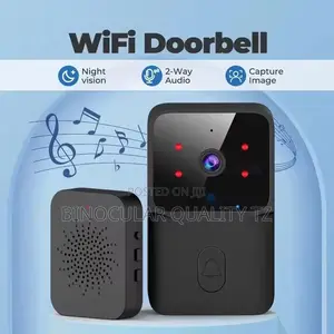 Security Electronic Door Bell With Night Vision Color Camera