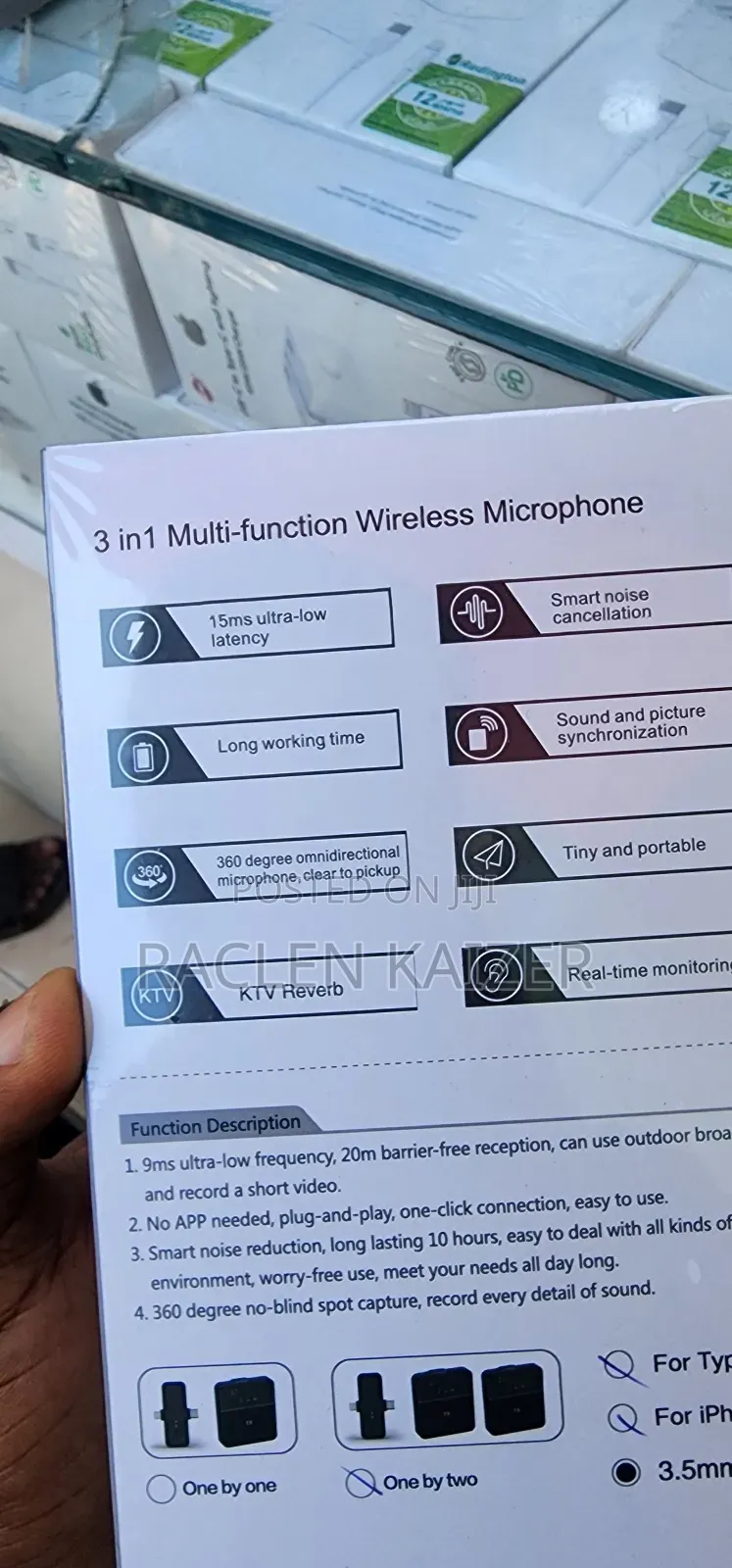 Sx31, 3 In1 Multi-Function Wireless Microphone