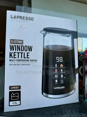 Lépresso Smart 1.7l Electric Kettle For Tea Coffee - Fast Boil
