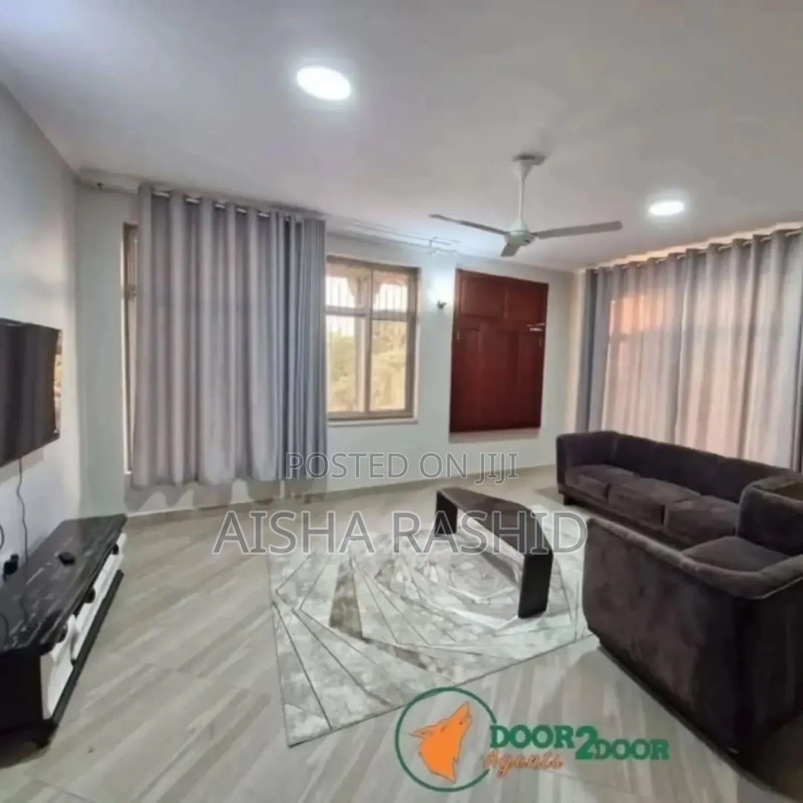 Furnished 3bdrm Apartment in Mikocheni for rent