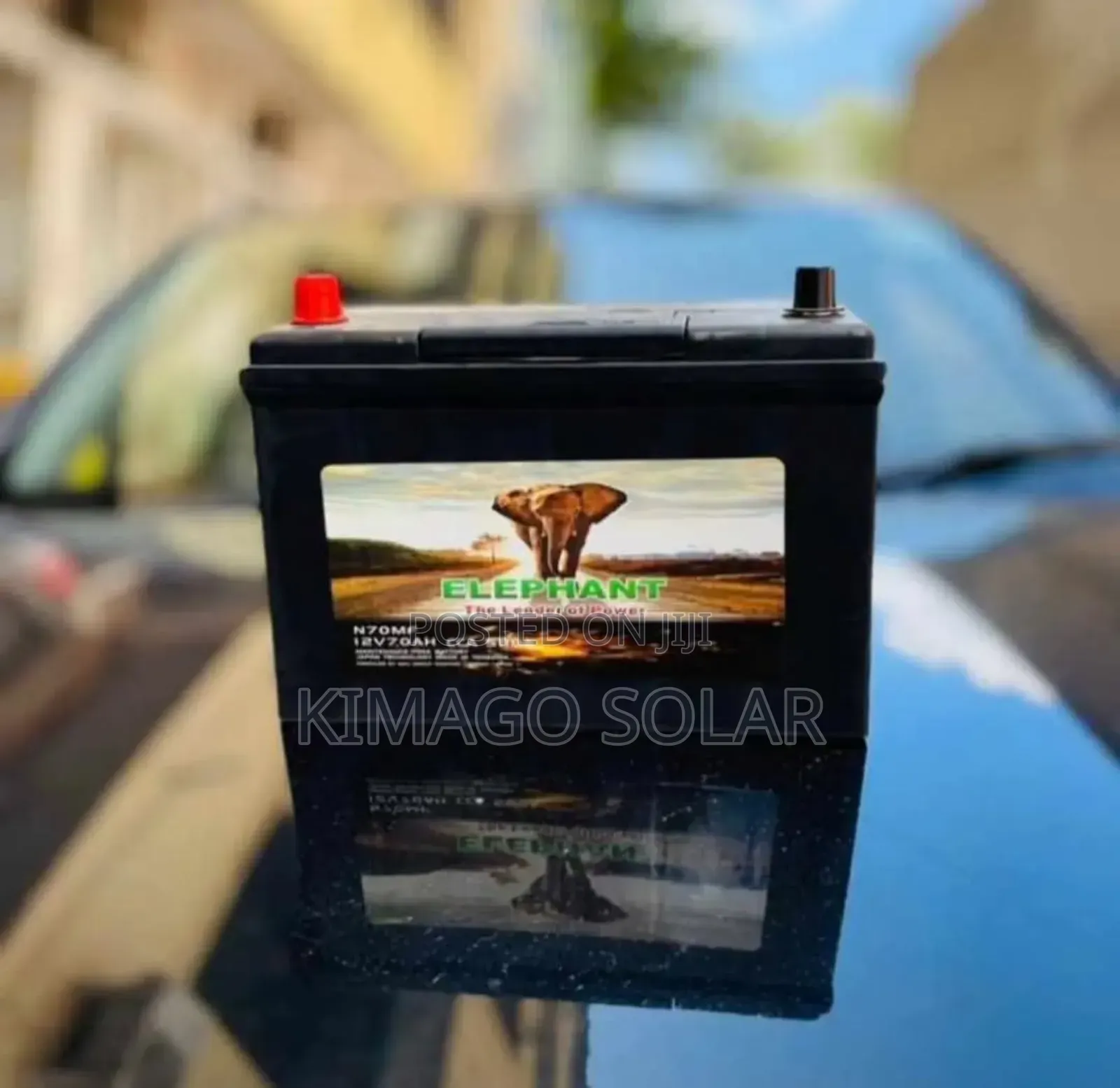 Elephant 70ah Car Battery Kwa Mashine Zenye Diesel 195,000