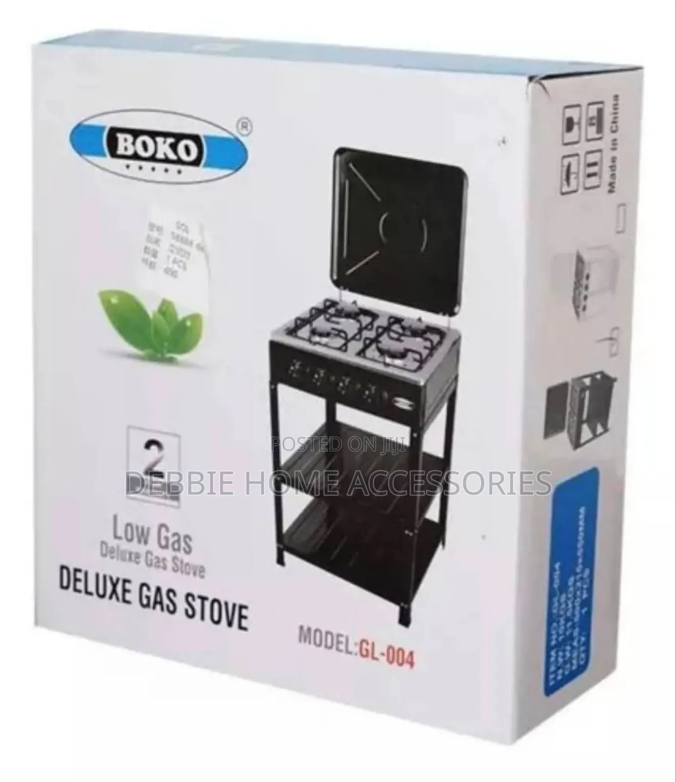 Boko Deluxe Gas Stove, Model Gl-004.