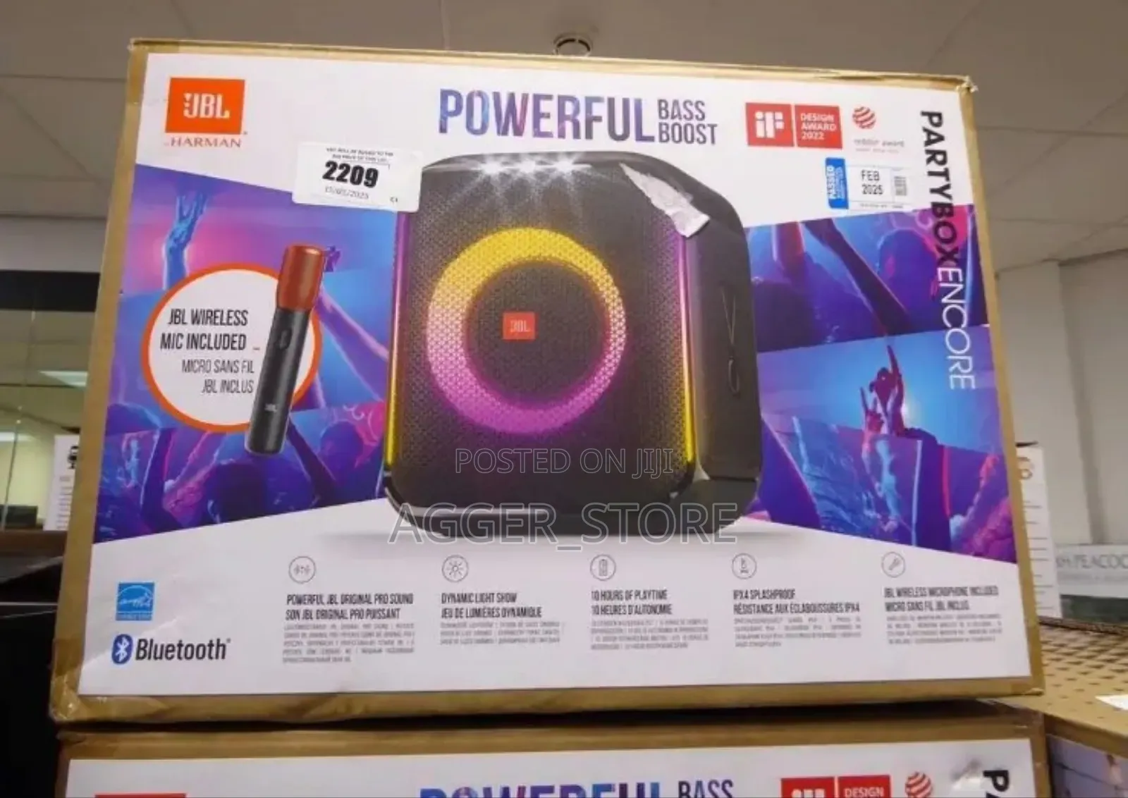 JBL Partybox Encore Speaker With Mic