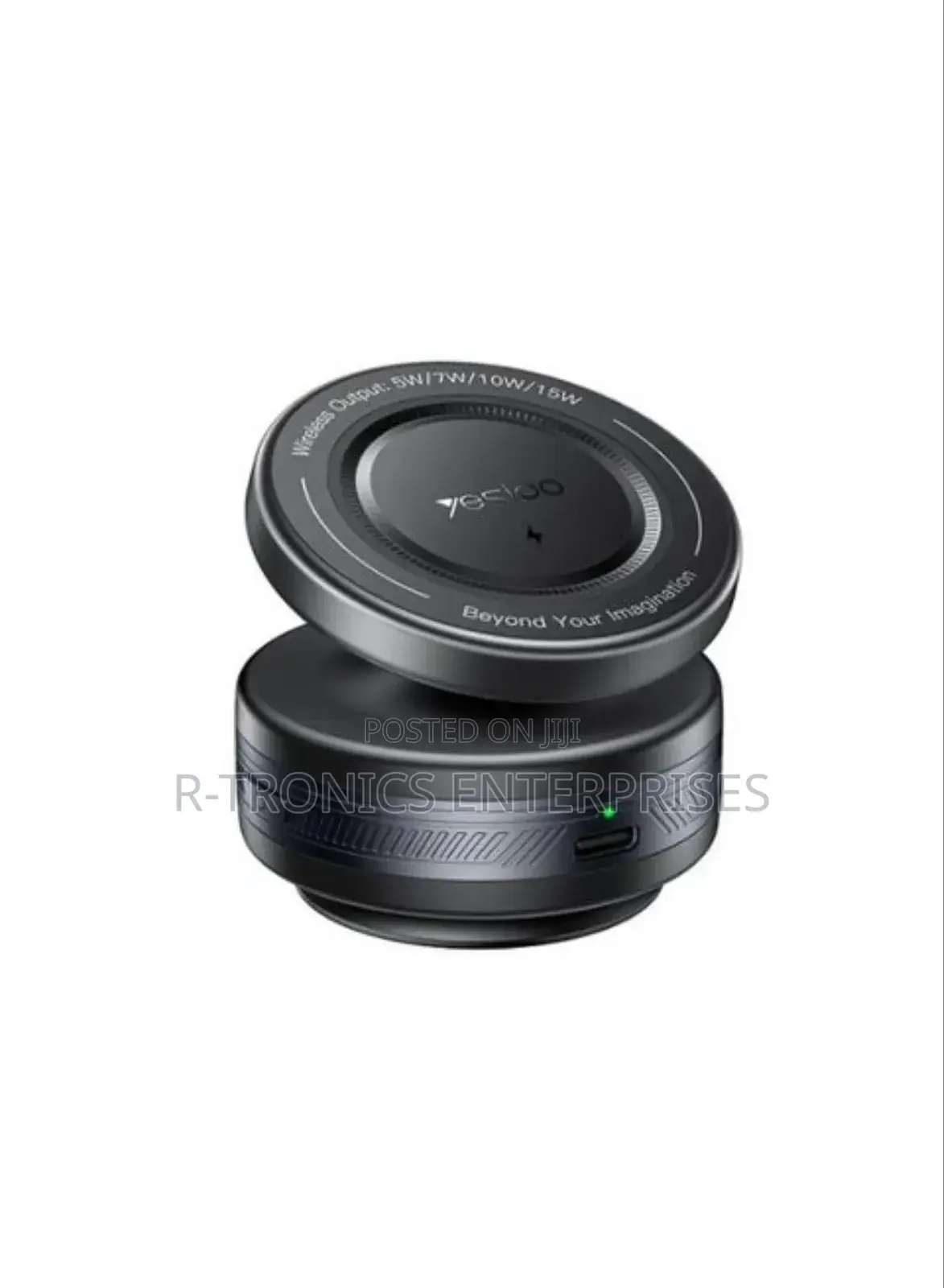 Yesido Magnet 15watts Wireless Charging Fast Electric Vacuumsuctioncup