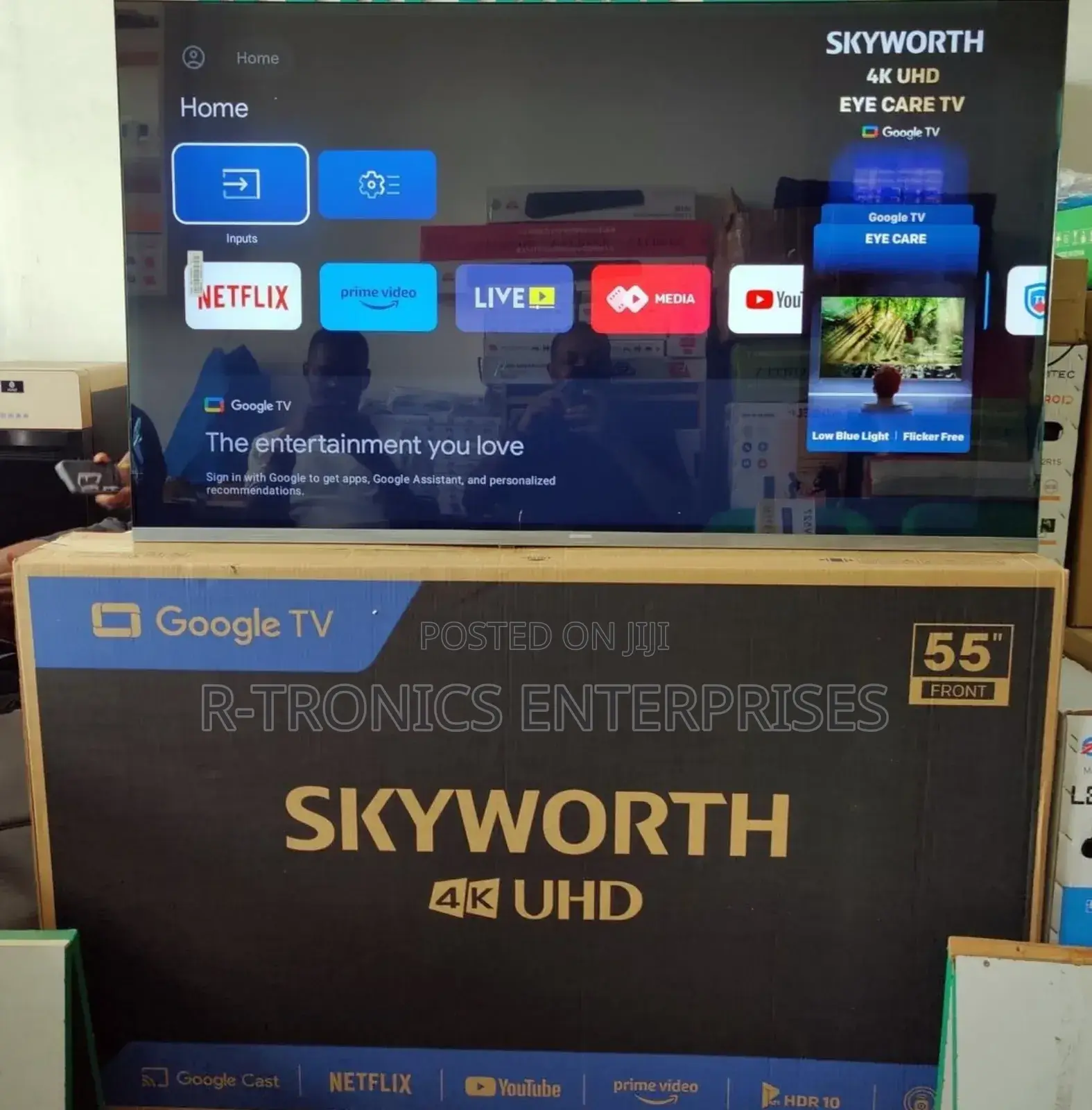 Skyworth 55′′ Uhd Google Tv