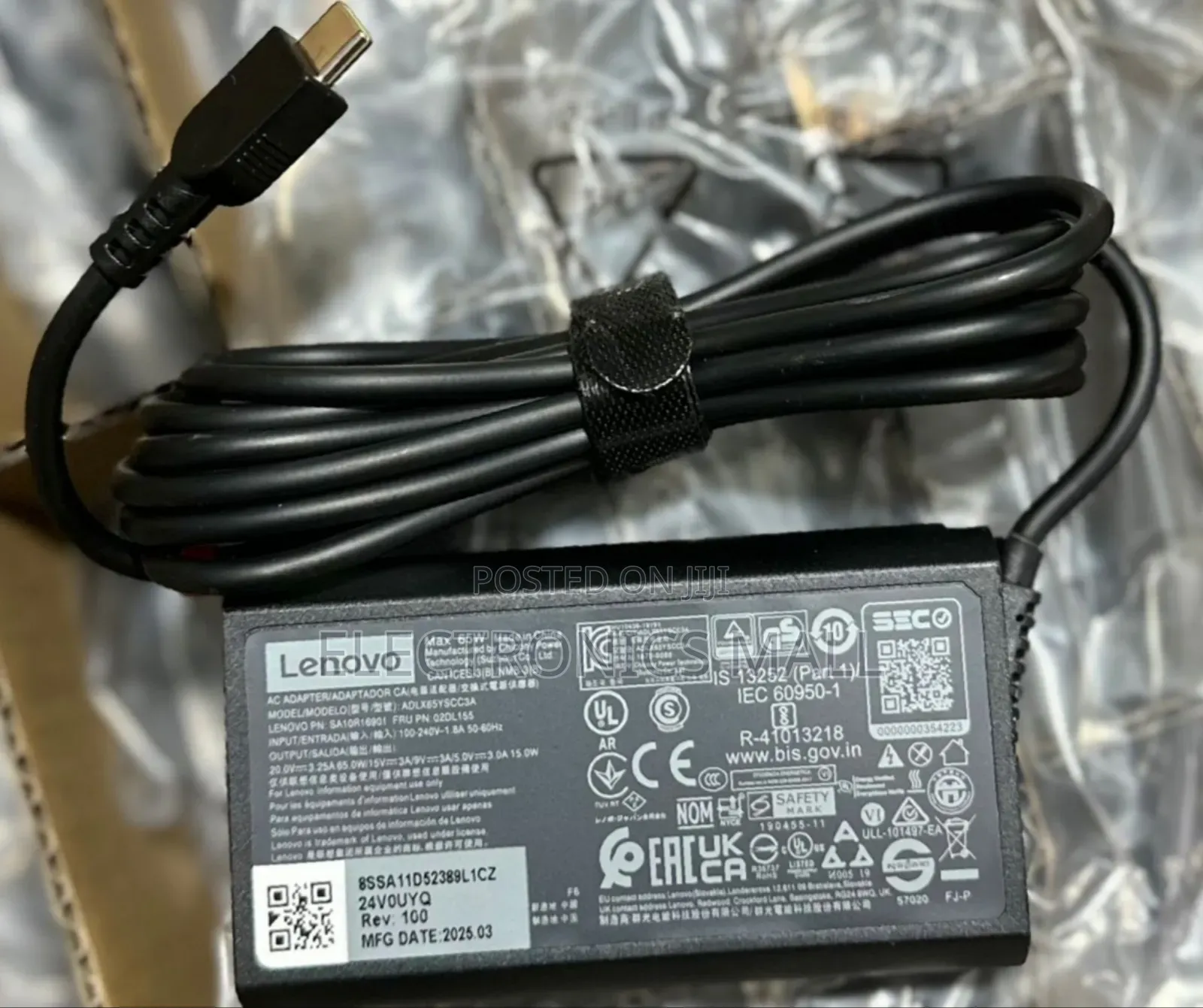 Lenovo Type-C 65w Original Adapter