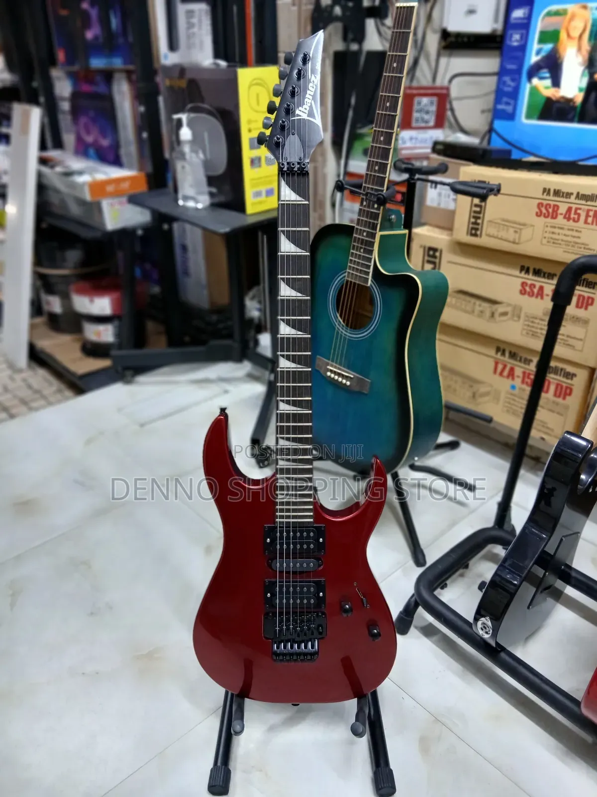 Solo Electric Guitor Brown