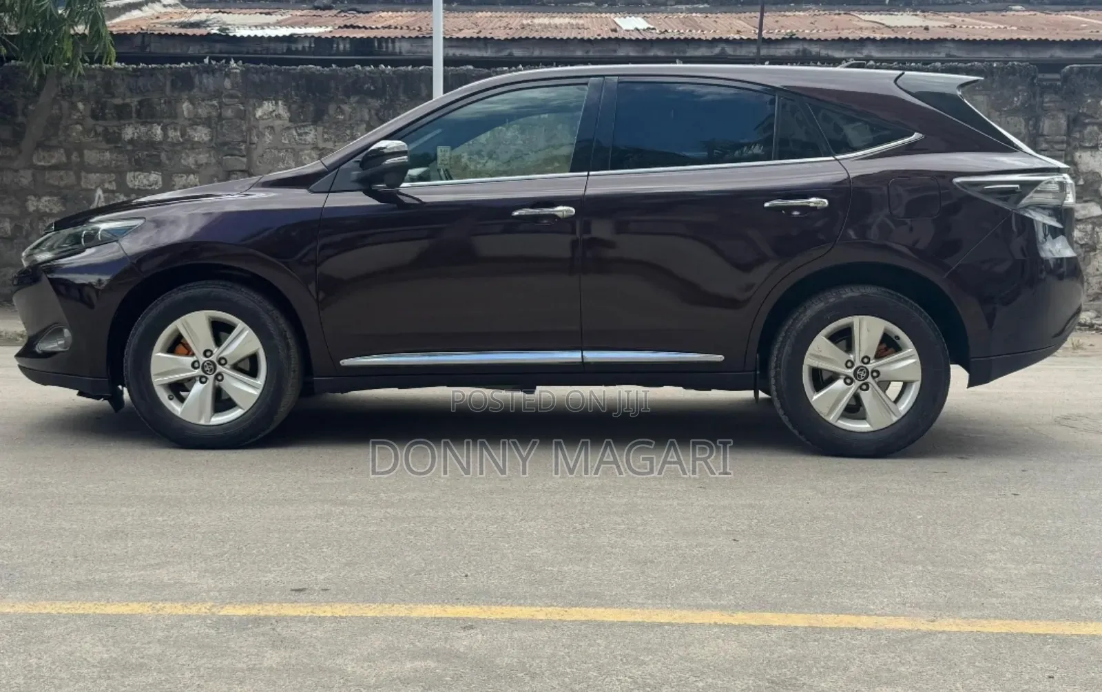 Toyota Harrier 2015 Maroon