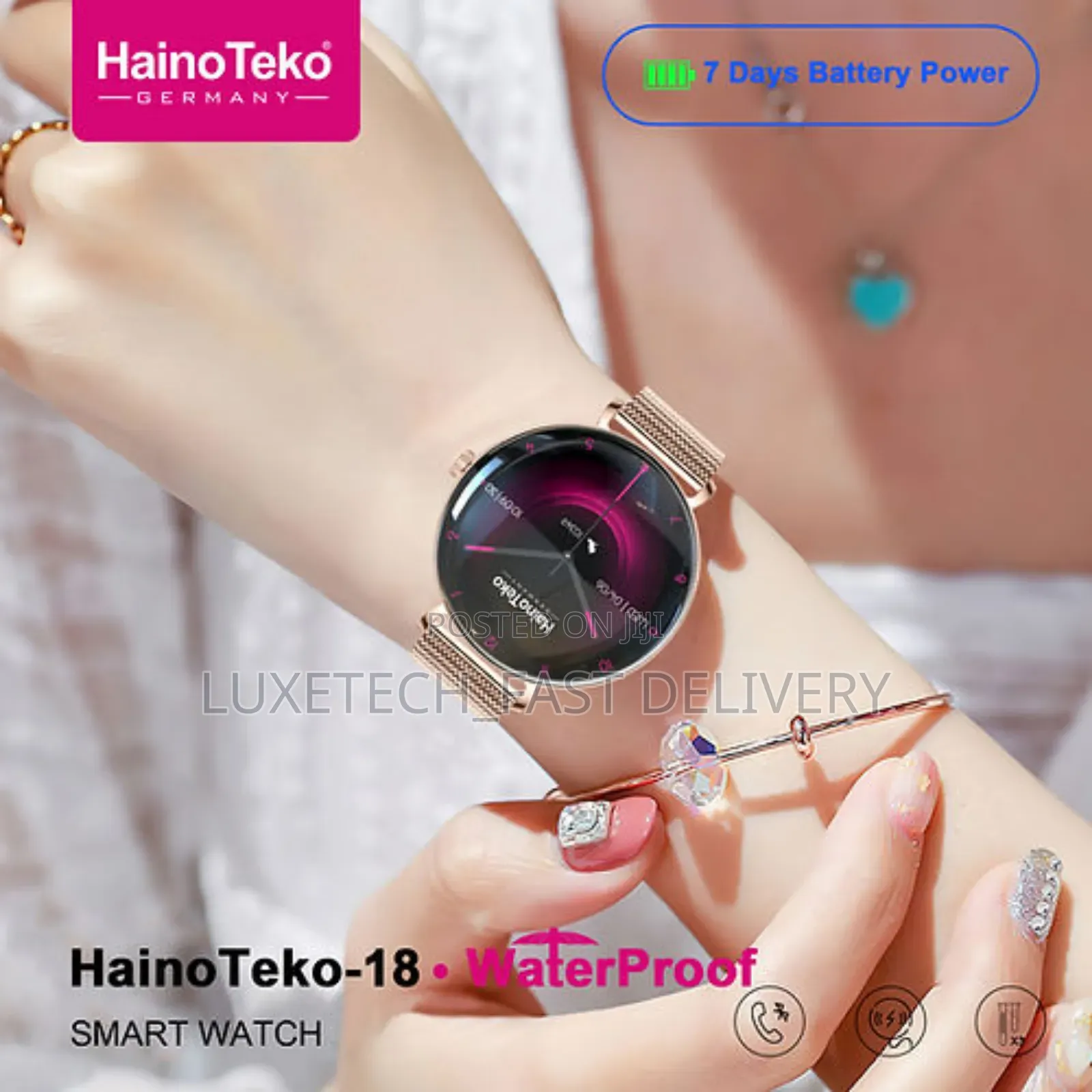 Hainoteko-18 Smartwatch for Ladies