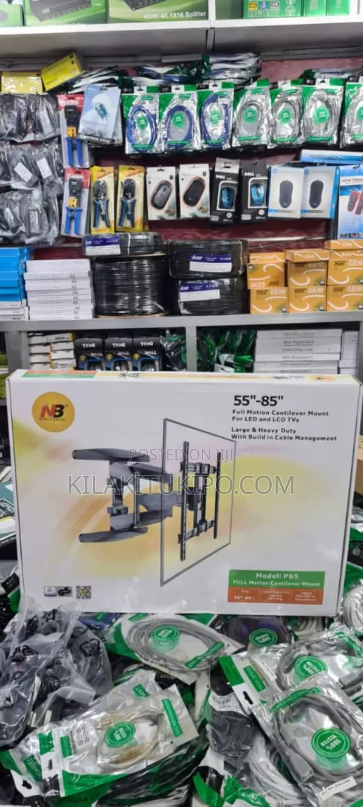 Heavy 40-85 Tv Full Motion Cantilever Mount