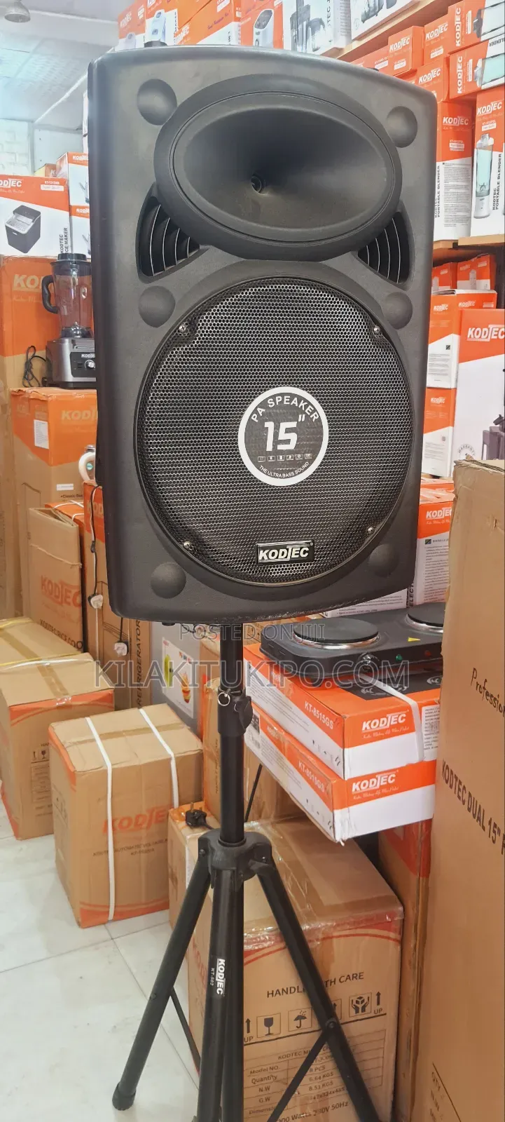 Pa Speaker 15 Inch Rechargeable Kodtek