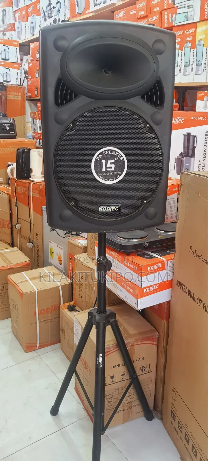 Pa Speaker 15 Inch Rechargeable Kodtek