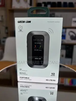 Green Lion Portable Mifi Router With Wifi6 High-Speed or Usb