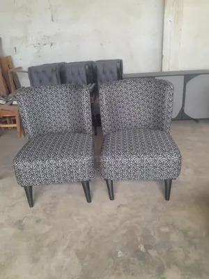 Wood Armchairs With Cushion Fabric