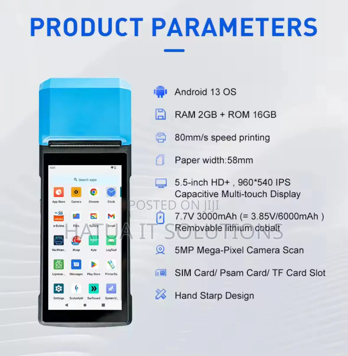 H10/Se Handheld Pos Terminal