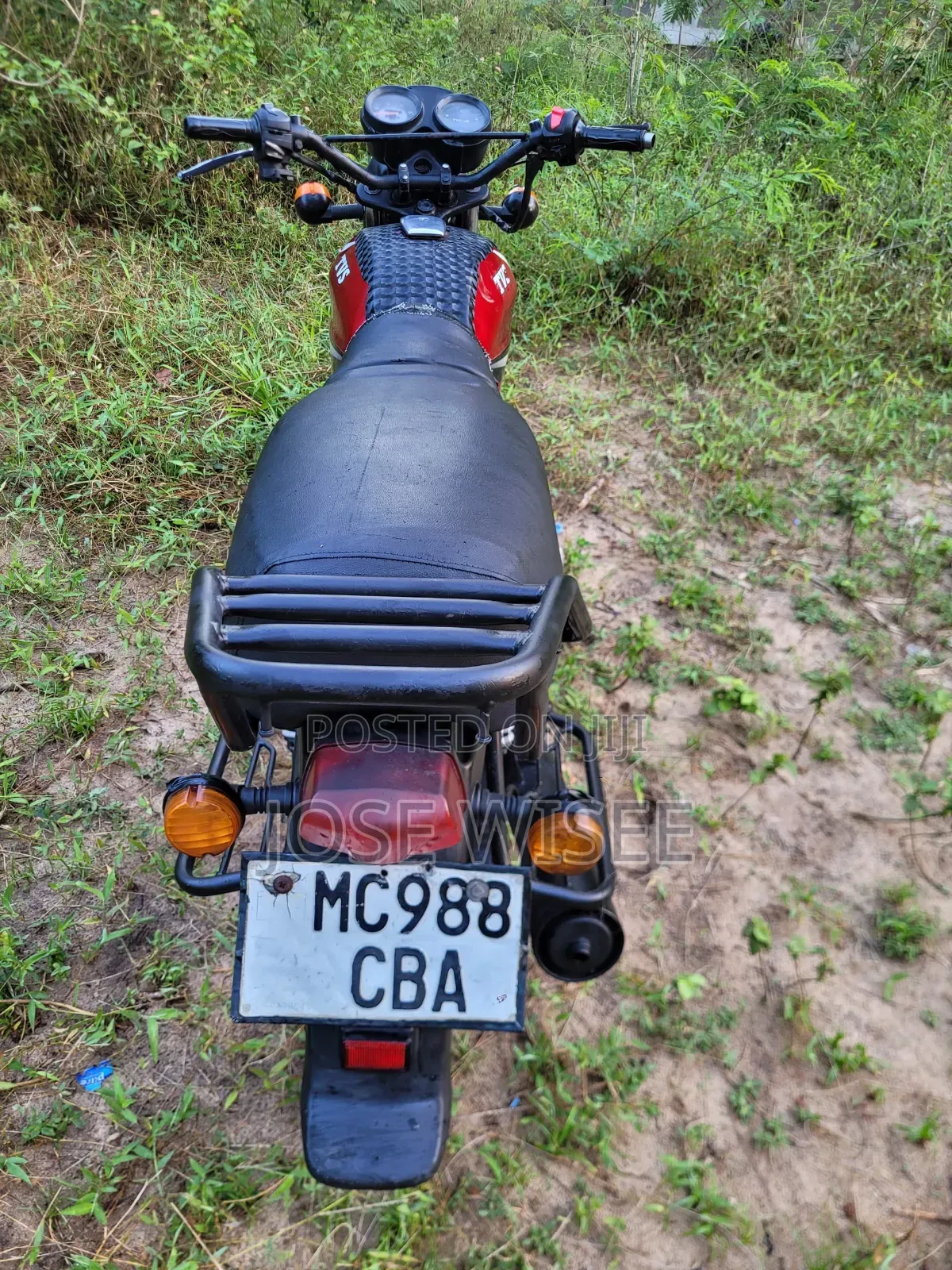 TVS HLX 125 2024 Red