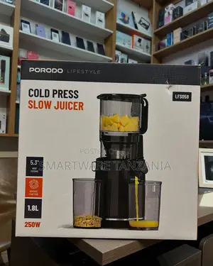Porodo Lifestyle Slow Juicer 250w Copper Motor, Uk Plug, Cold Press