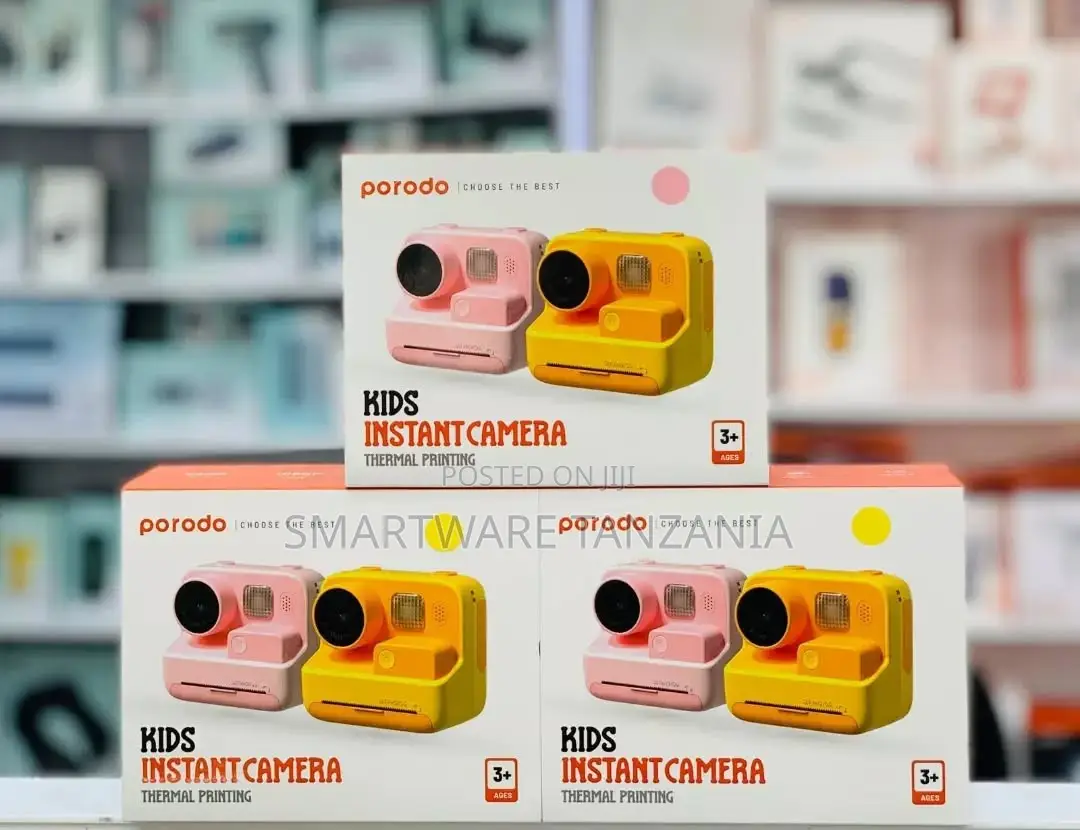 Porodo Kids Instant Camera Thermal Printing Up to 4 Hours Battery Life