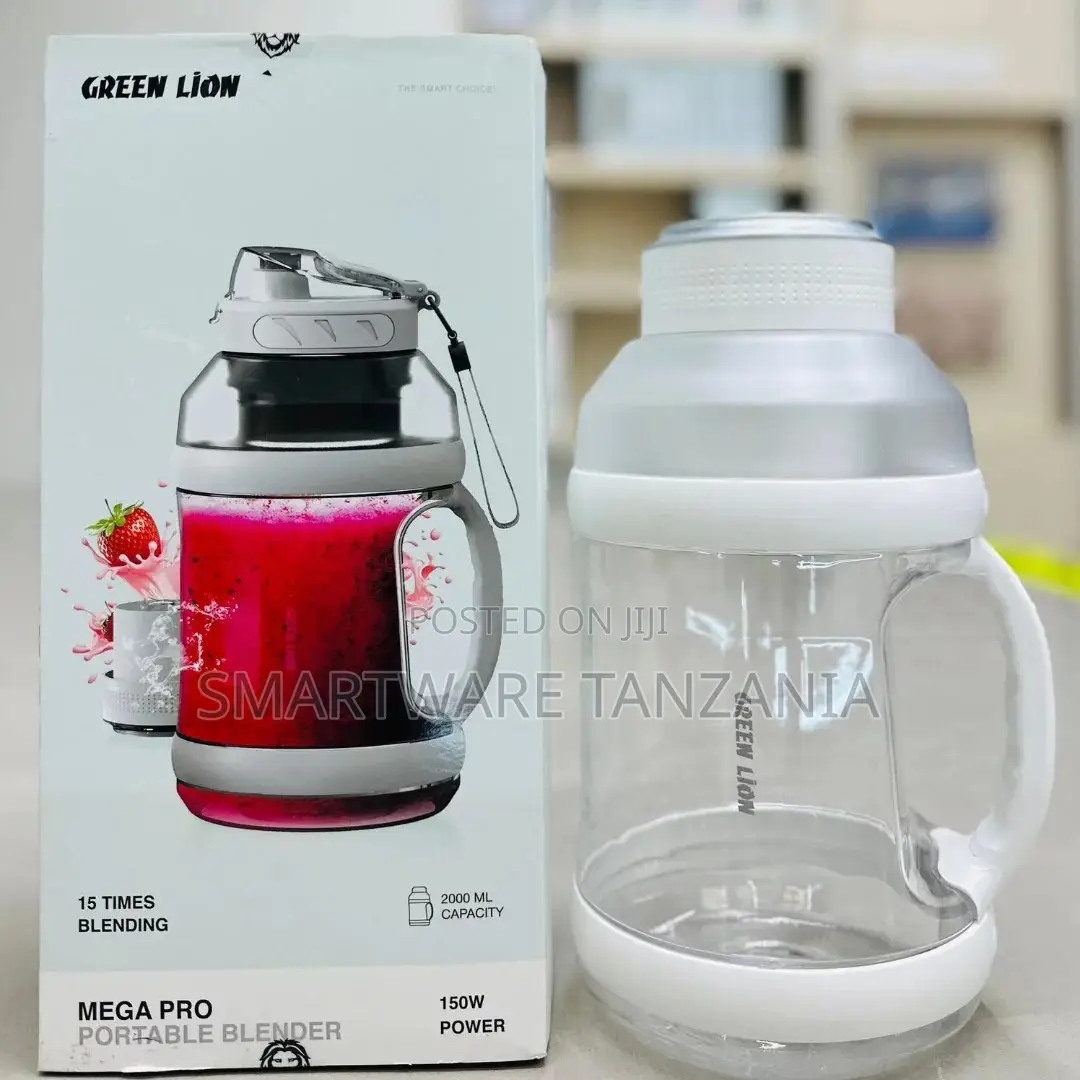 Green Lion 18000 RPM Mega Pro Portable Blender, Stainless Steel Blades