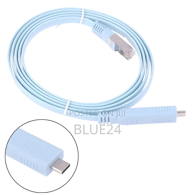 Usb C 3.1 to Rj45 Console Cable Ftdi Chip Serial Wire Rs232 for Cisco