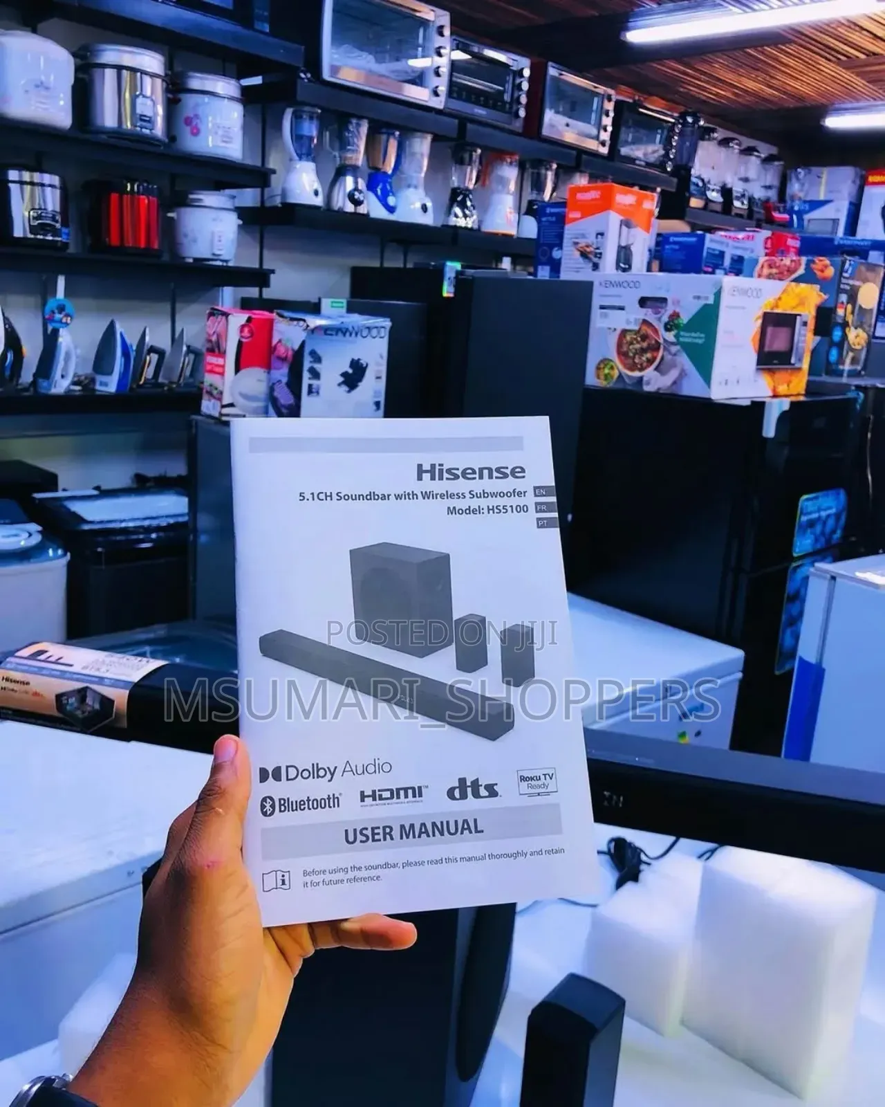 Soundbar Hisense 540w - Njoo Lipia Warranty Ya Miaka 2