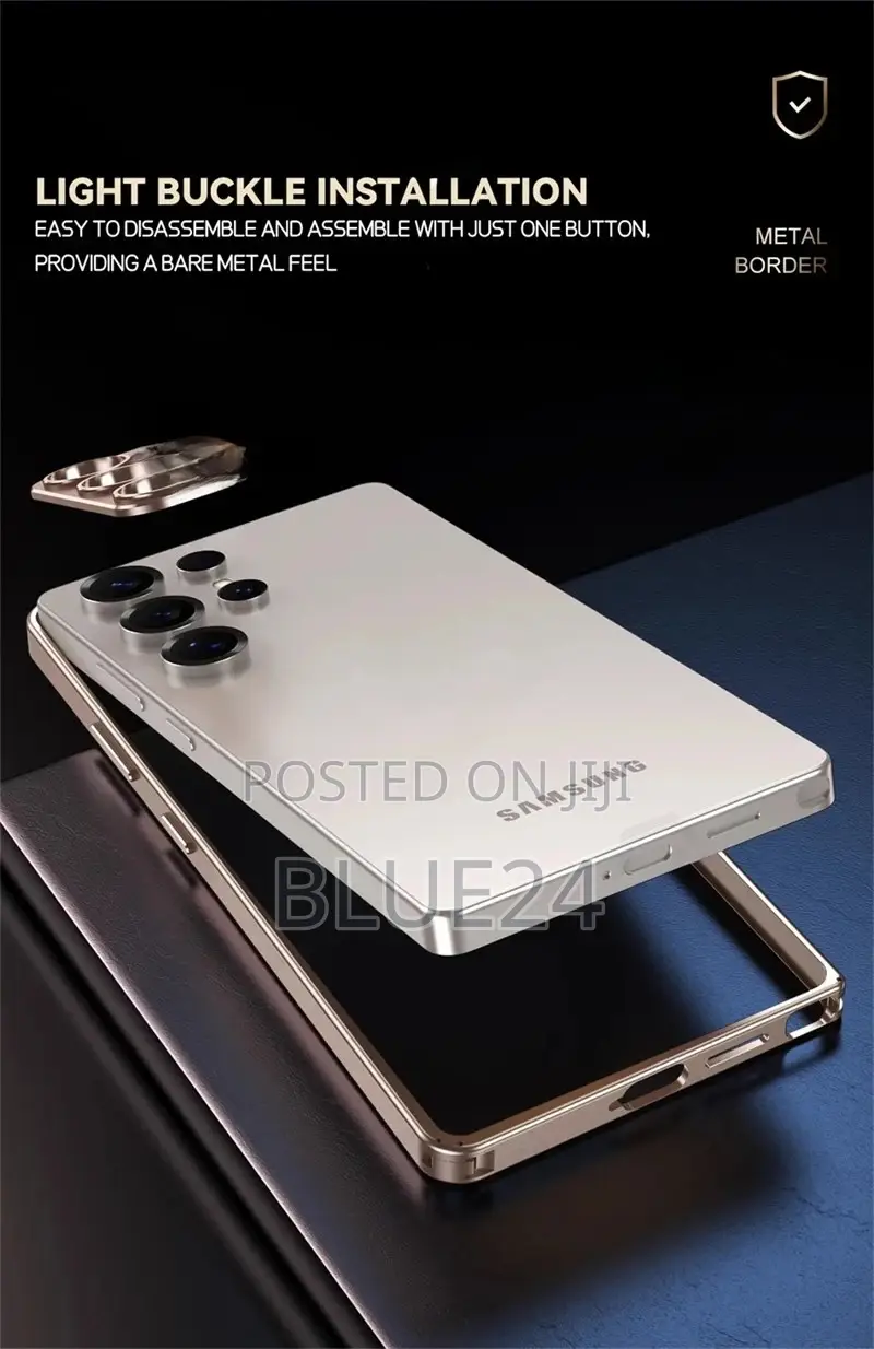 Aluminium Alloy Frame Bumper Case for Samsung Galaxy S24 Plus