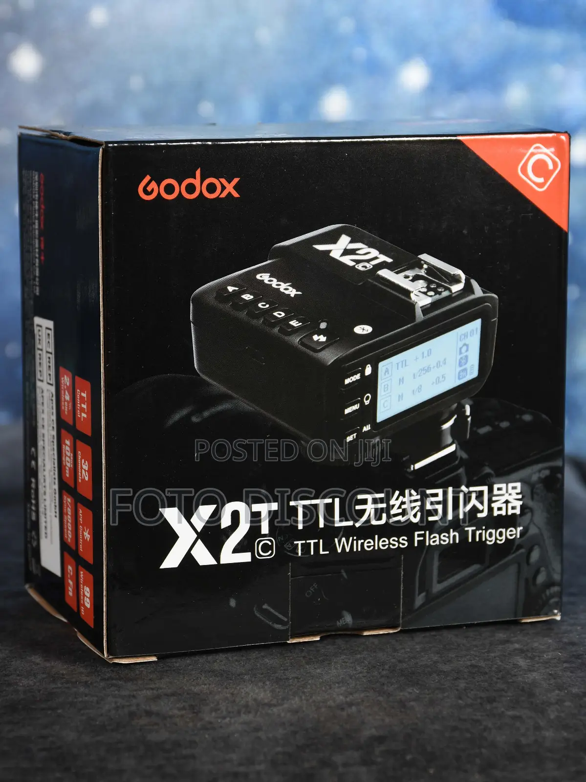 Godox X2t 2.4 GHZ TTL Wireless Flash Trigger for Canon