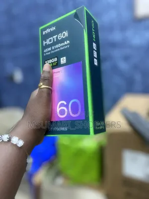 New Infinix Hot 60i 128 GB Black