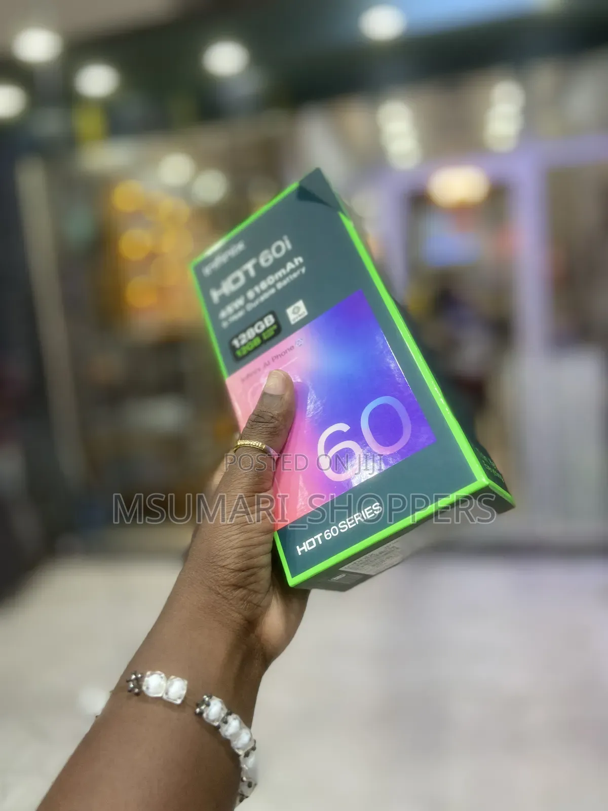 New Infinix Hot 60i 128 GB Black