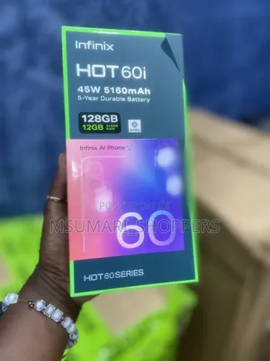 New Infinix Hot 60i 128 GB Black