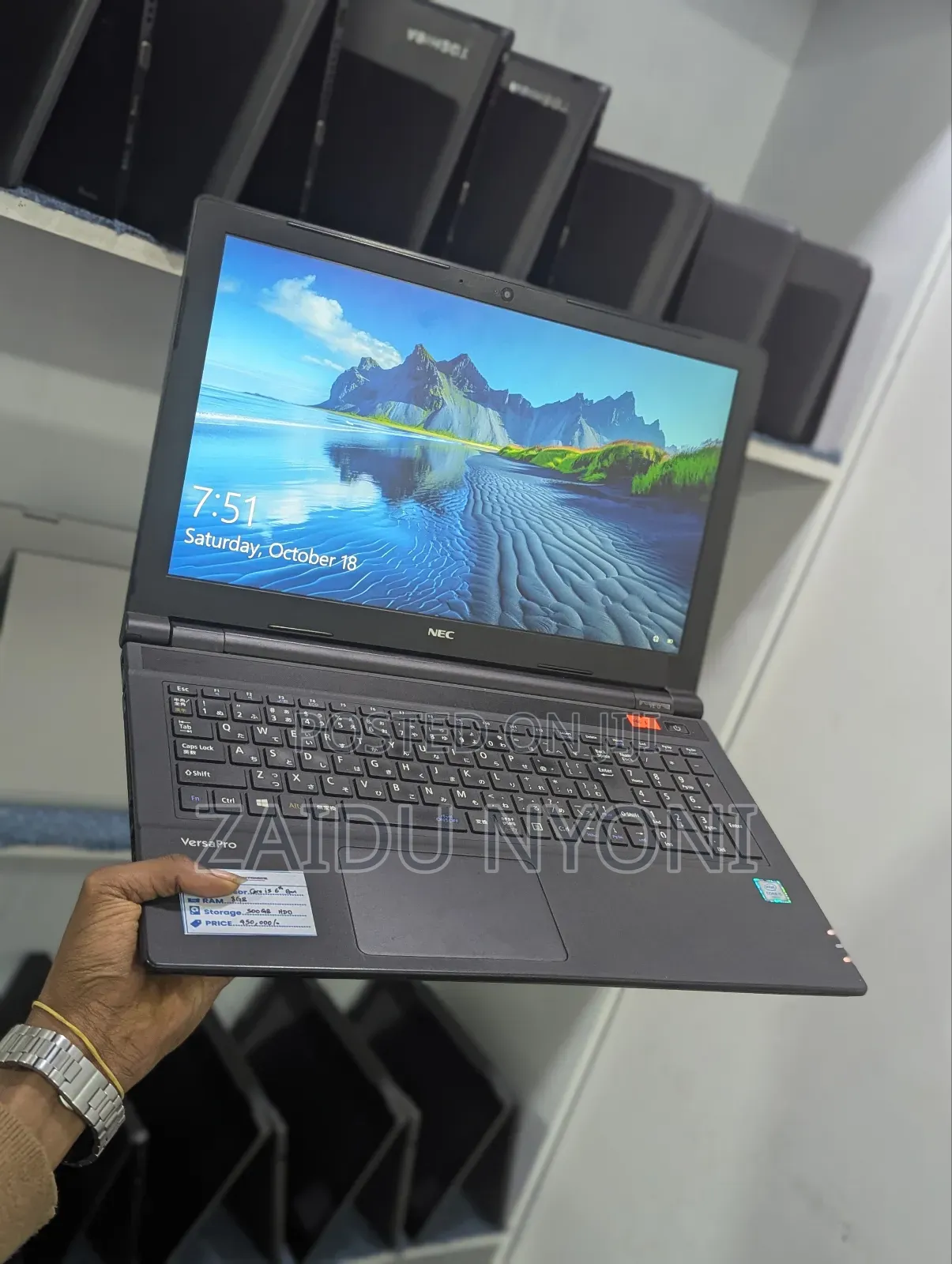 New Laptop NEC N22G 8GB Intel Core I5 HDD 500GB