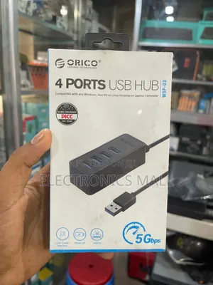 4 Ports Usb Hub With 3.0 Speed