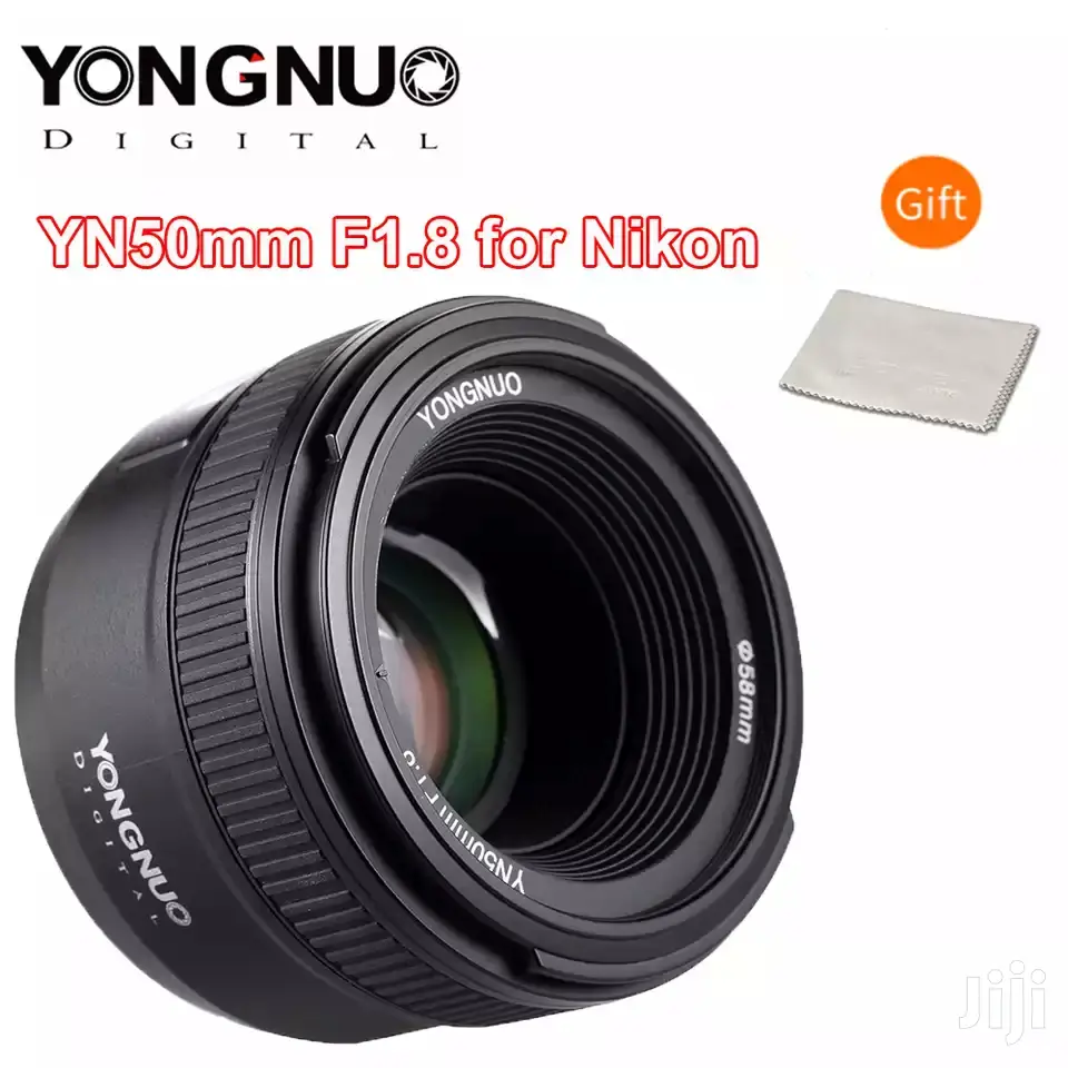 YONGNUO Yn50mm F1.8N Prime Lens Large Aperture AF/MF 4 Nikon