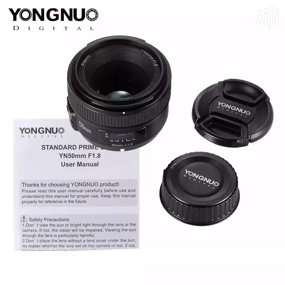 YONGNUO Yn50mm F1.8N Prime Lens Large Aperture AF/MF 4 Nikon