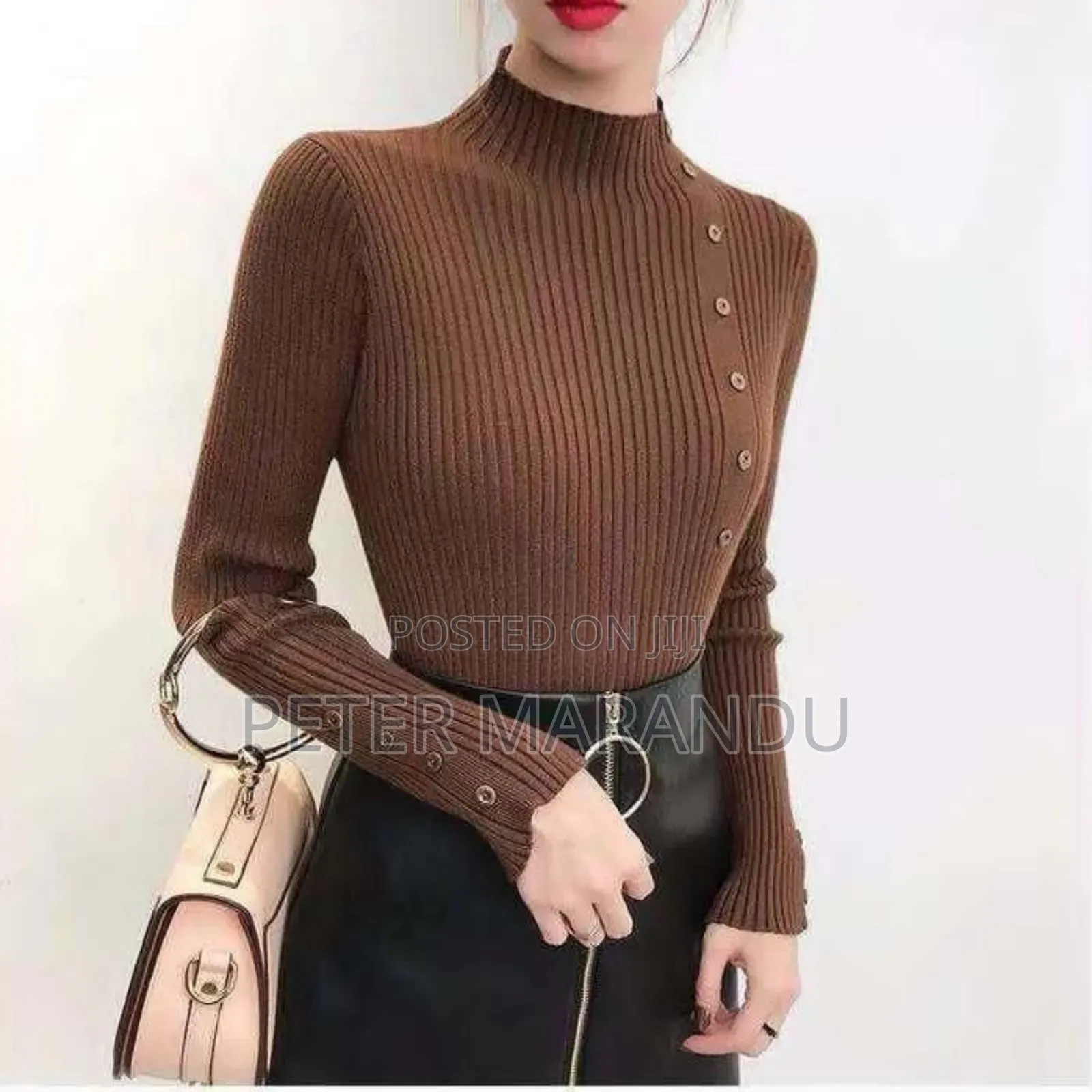 Knitted Button Tee