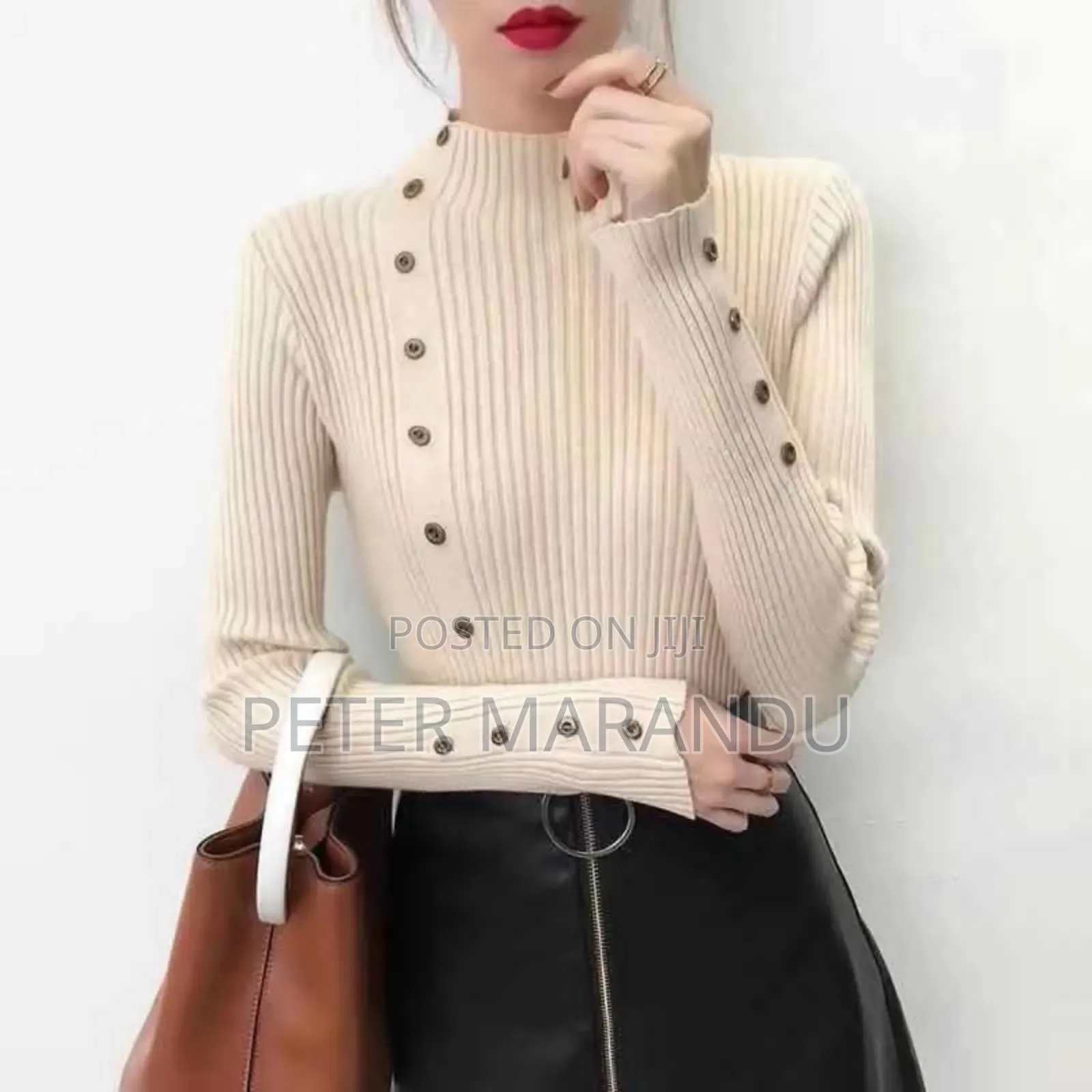 Knitted Button Tee