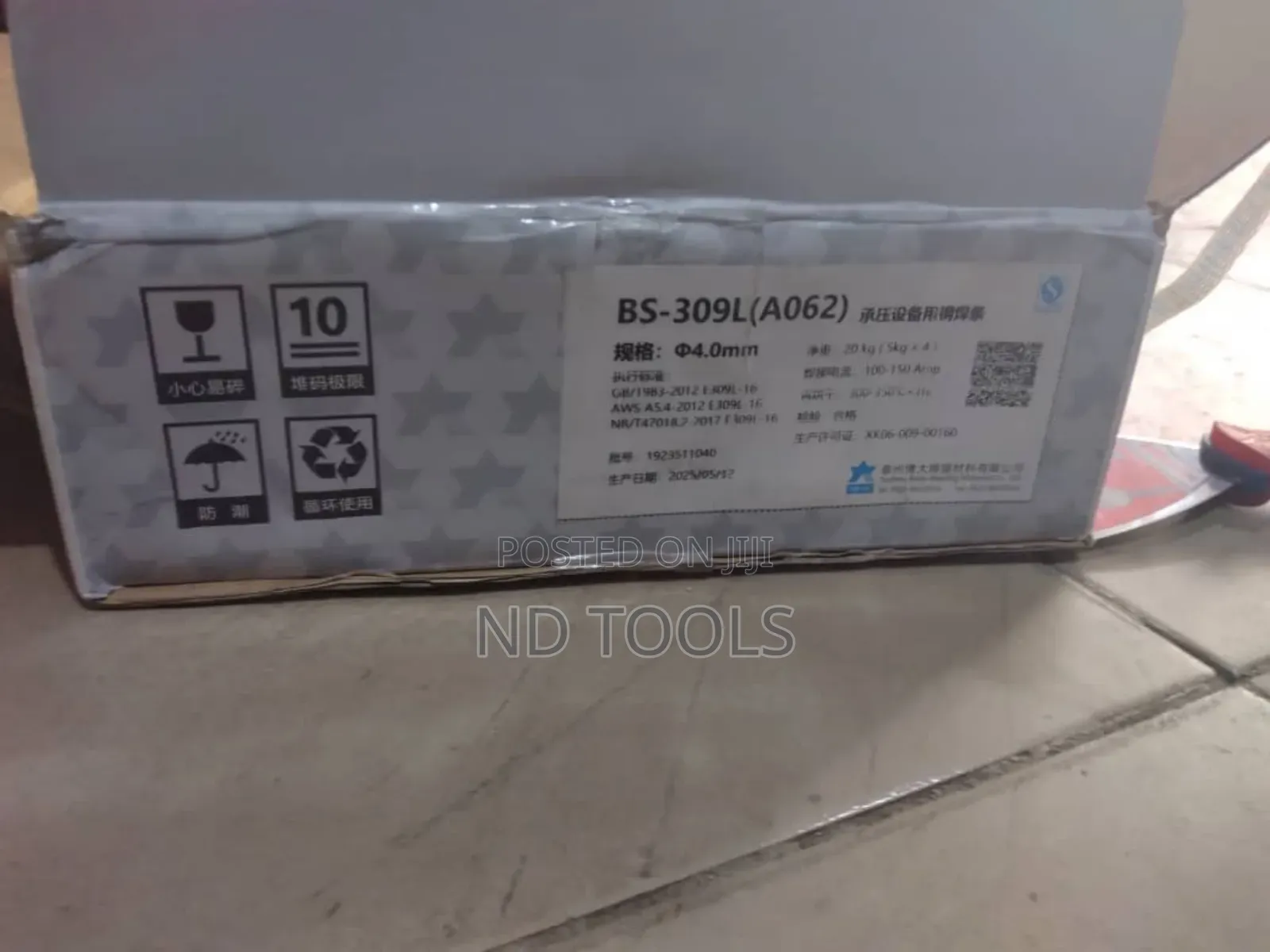 Welding Electrode 4.0mm E309l Ss Boda
