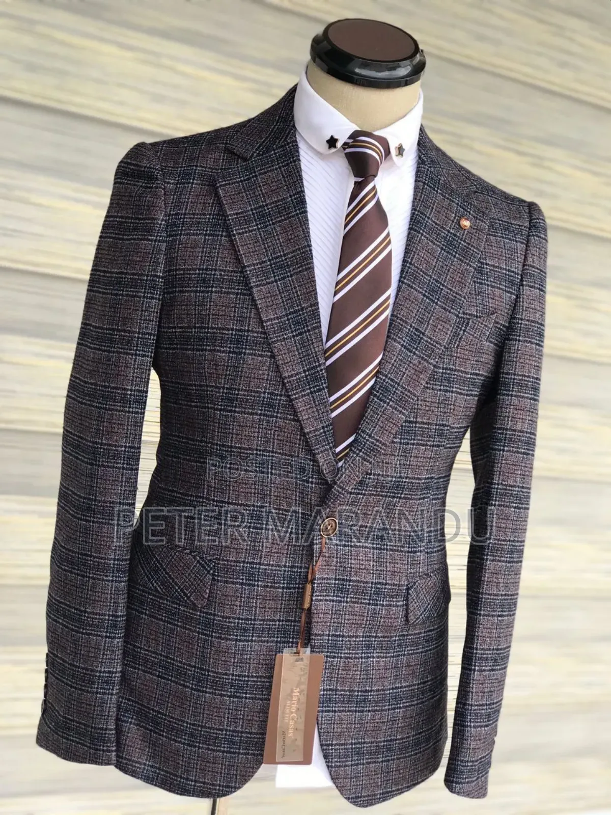 Mens Blazer Zuri Na Kisasa Original