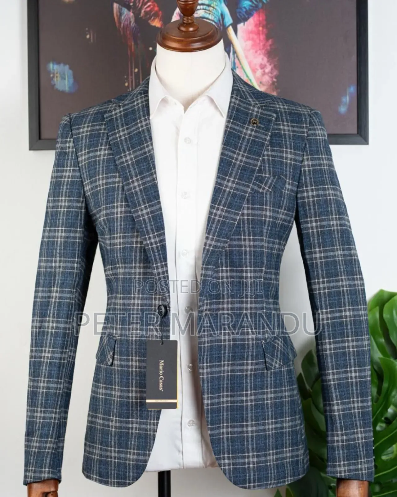 Mens Blazer Zuri Na Kisasa Original