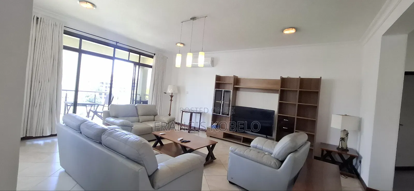 Furnished 3bdrm Apartment in Masaki for rent