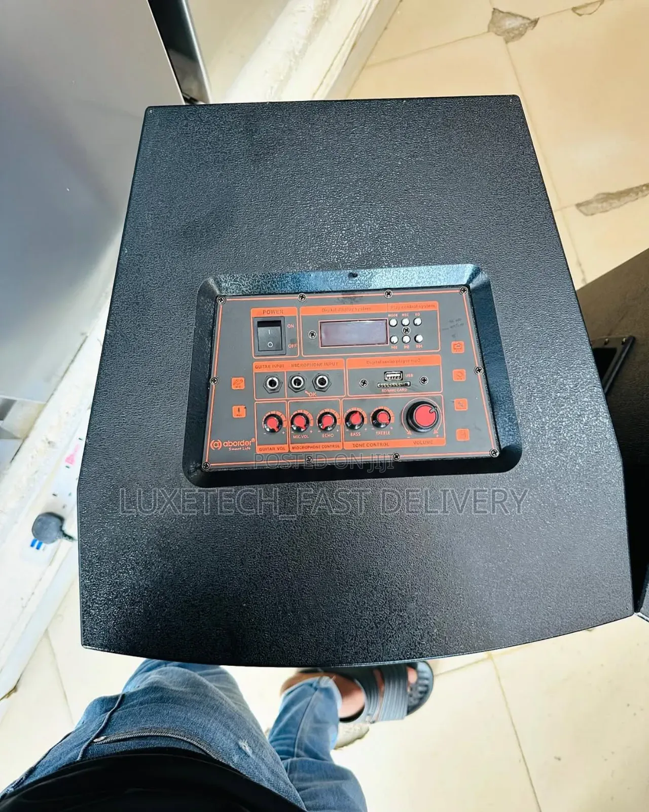 Aborder 12" Multi-Media Speaker System 99000w With Wireless Microphone
