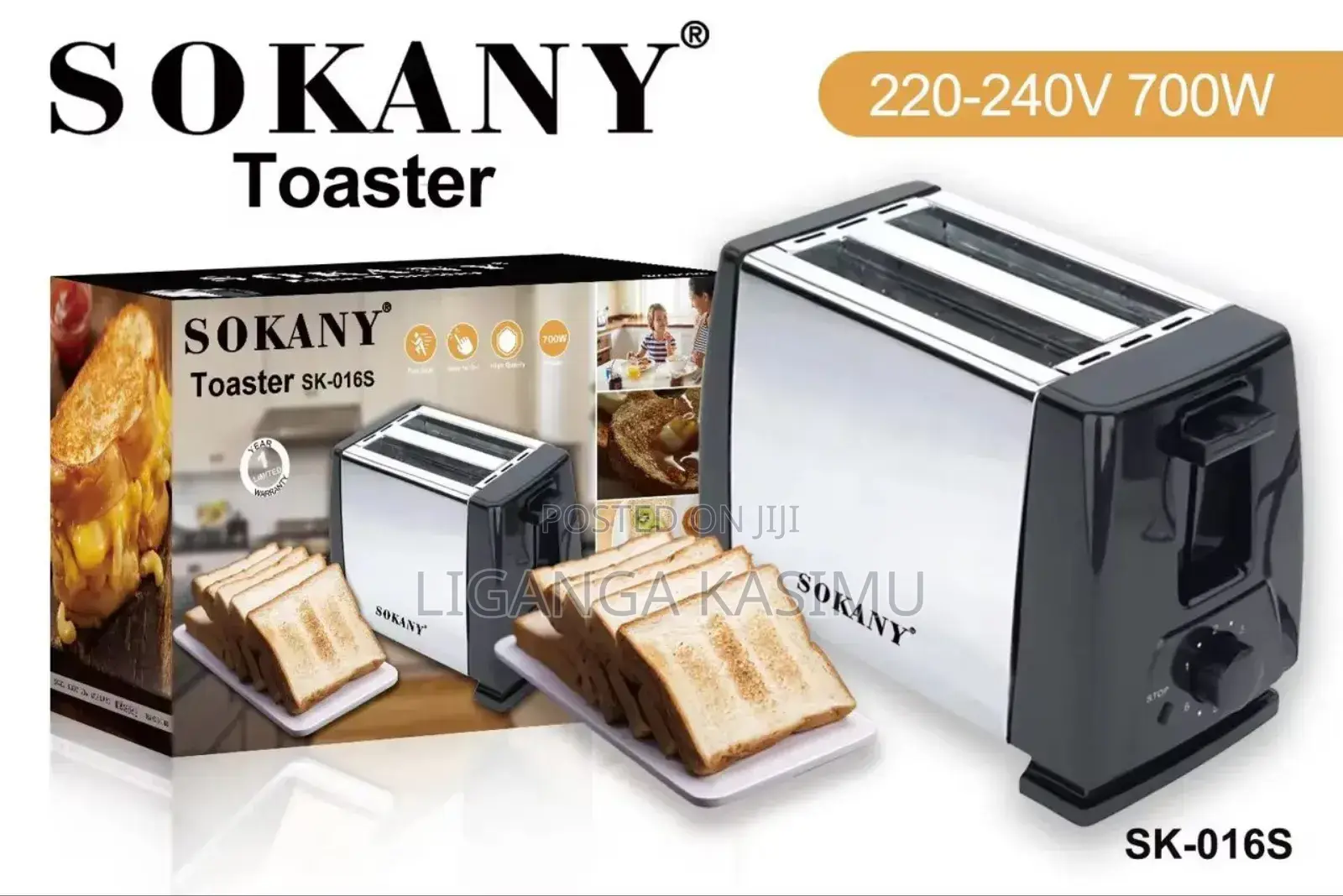 Sokany Toaster