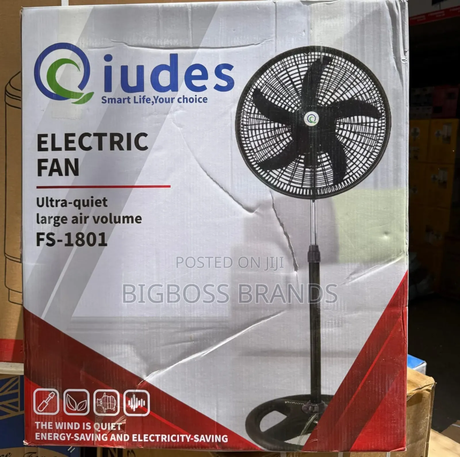 Qiudes Standing Fan 18 Size