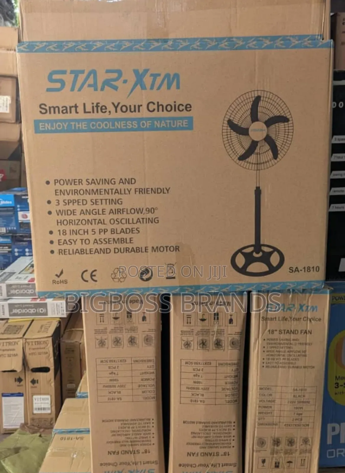 Star-XTM Floor Fan Size 18 Plastic