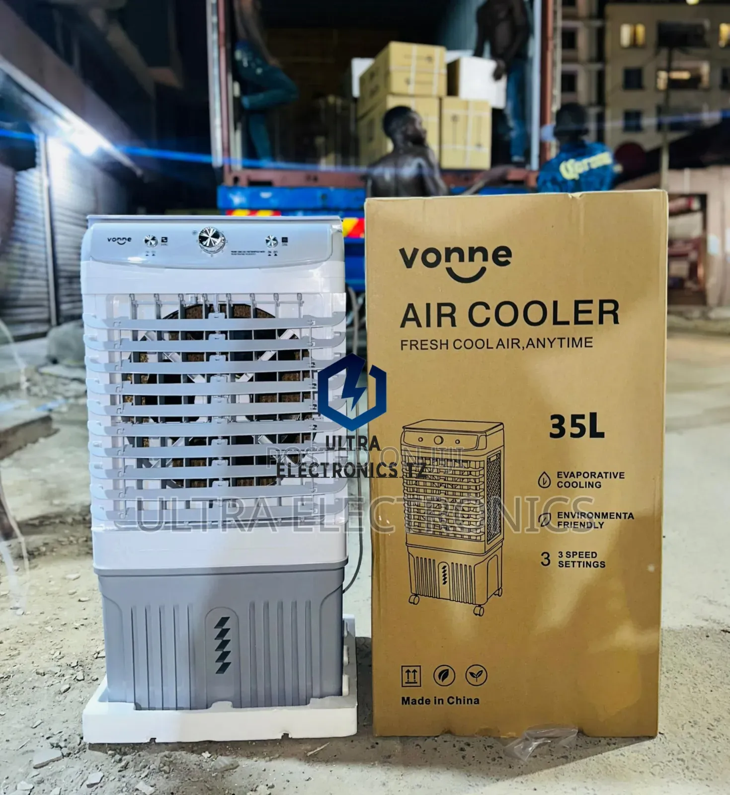 *Vonne Air Cooler .*Fresh Cool Air Anytime Nzuri Kwa Afya 35l