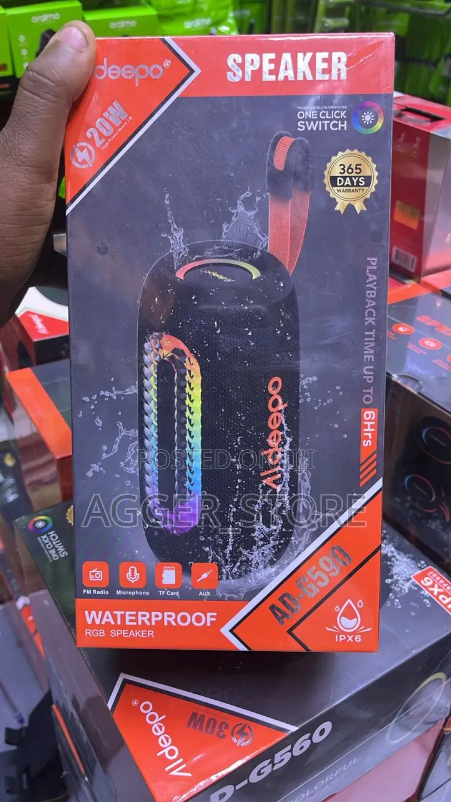 Aldeepo Ad-G590 Original Speaker (20watts Audio)