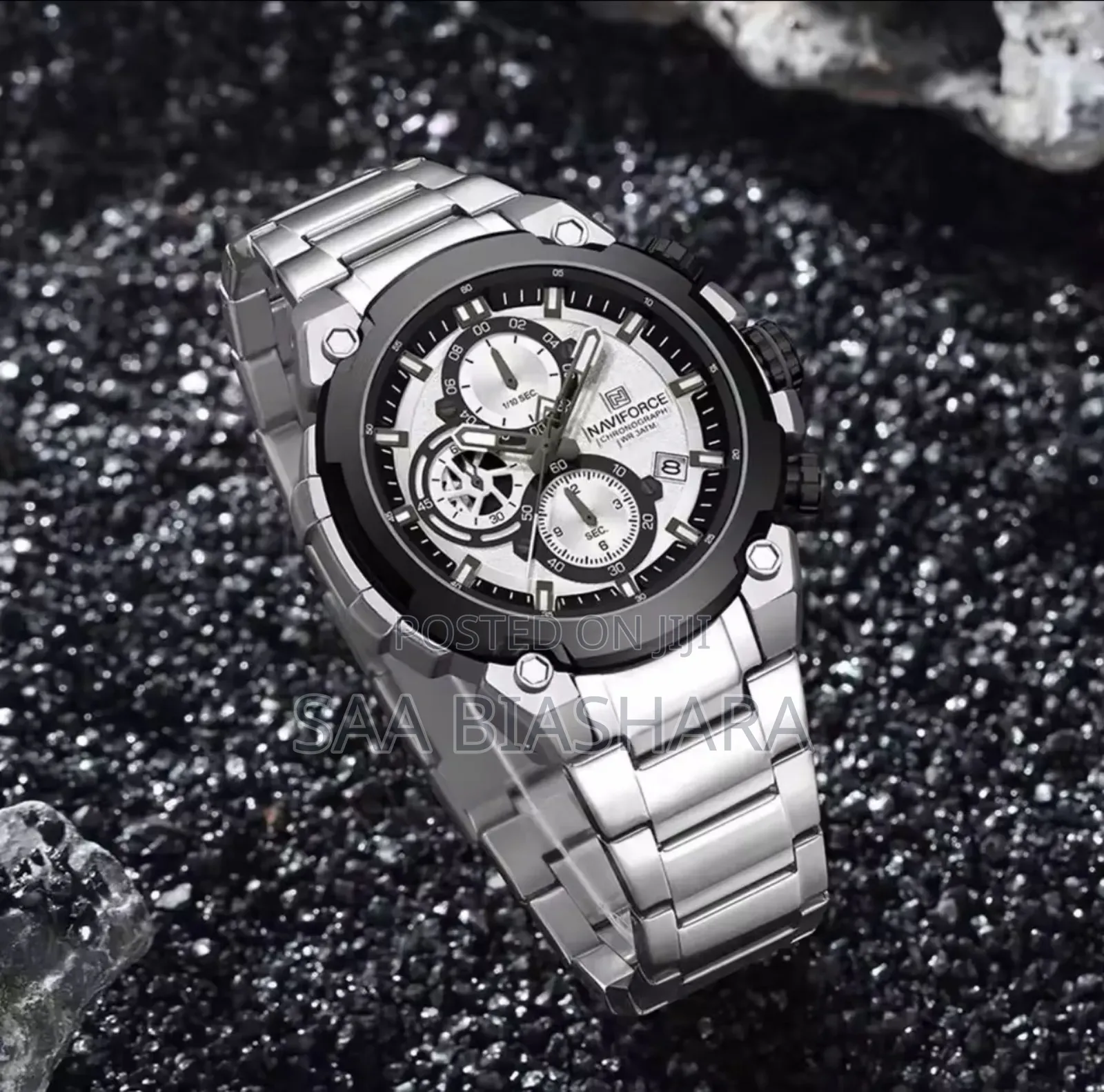 Silver Naviforce Nf8046 Men's Watch