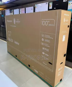 Hisense 100 Inch Qled Smart Tv With Netflix, Youtube 144hz 100q7n