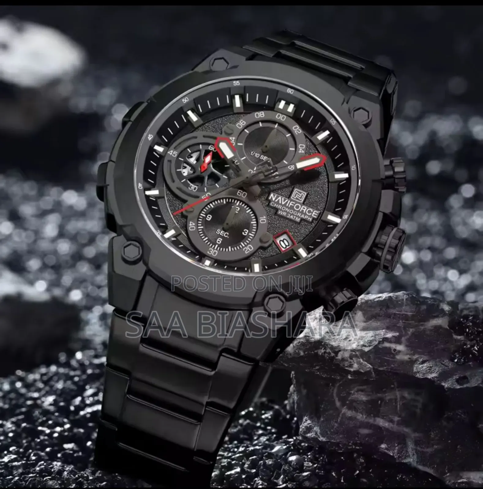 Black and G Naviforce Nf8046 Mens Watch