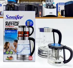 Sonifer Sf-2117 Electric Kettle Tea Maker (2l + 1l)